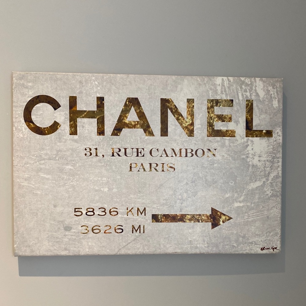 Chanel wall canvas
